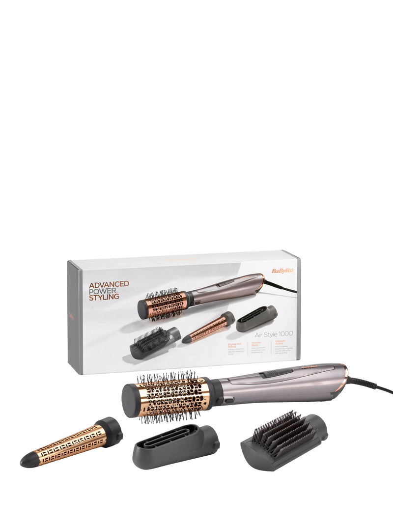 BaByliss Air Style 1000 hot air hair styler metallic - British product