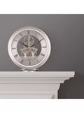 Acctim Skeleton Mantel Carriage Clock Silver 13cm - British product