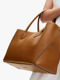 Aspinal of London tan smooth leather large tote, UK version