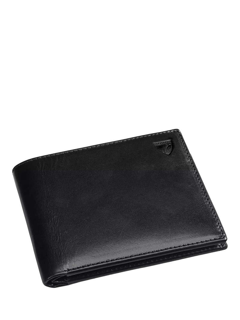 Aspinal of London classic smooth leather billfold wallet - British product