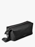 Aspinal of London black pebble leather wash bag - British product