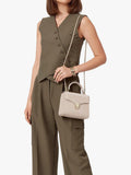 Aspinal of London Midi Mayfair croc effect leather cross body bag, UK version