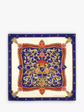 Aspinal of London Signature Shield Silk Square Scarf 90x90cm