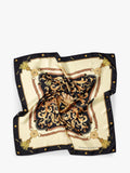 Aspinal of London signature shield silk square scarf 90cm, UK version