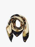 Aspinal of London signature shield silk square scarf 90cm, UK version