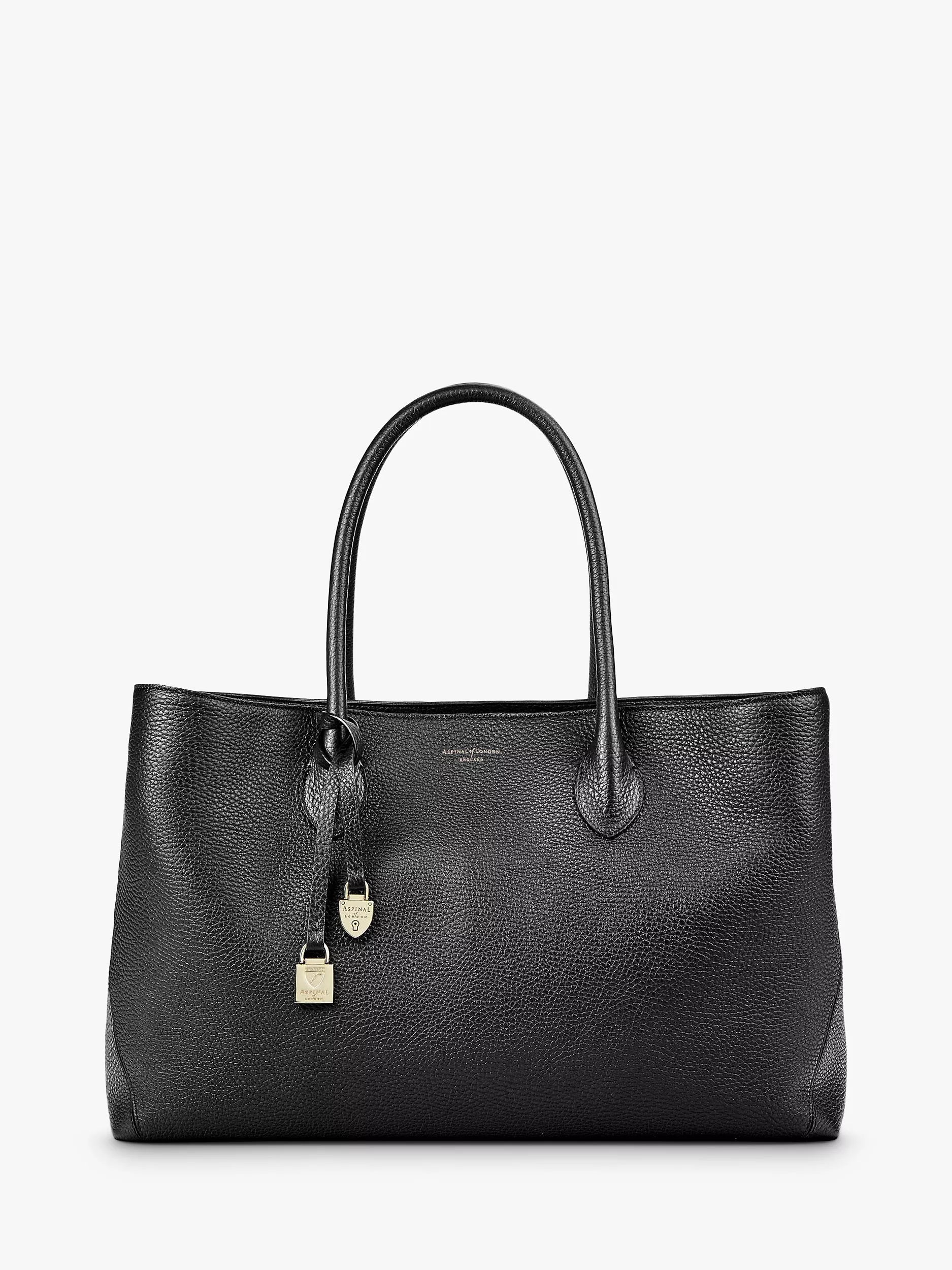 Aspinal of London Large London Pebble Leather Tote (British brand)