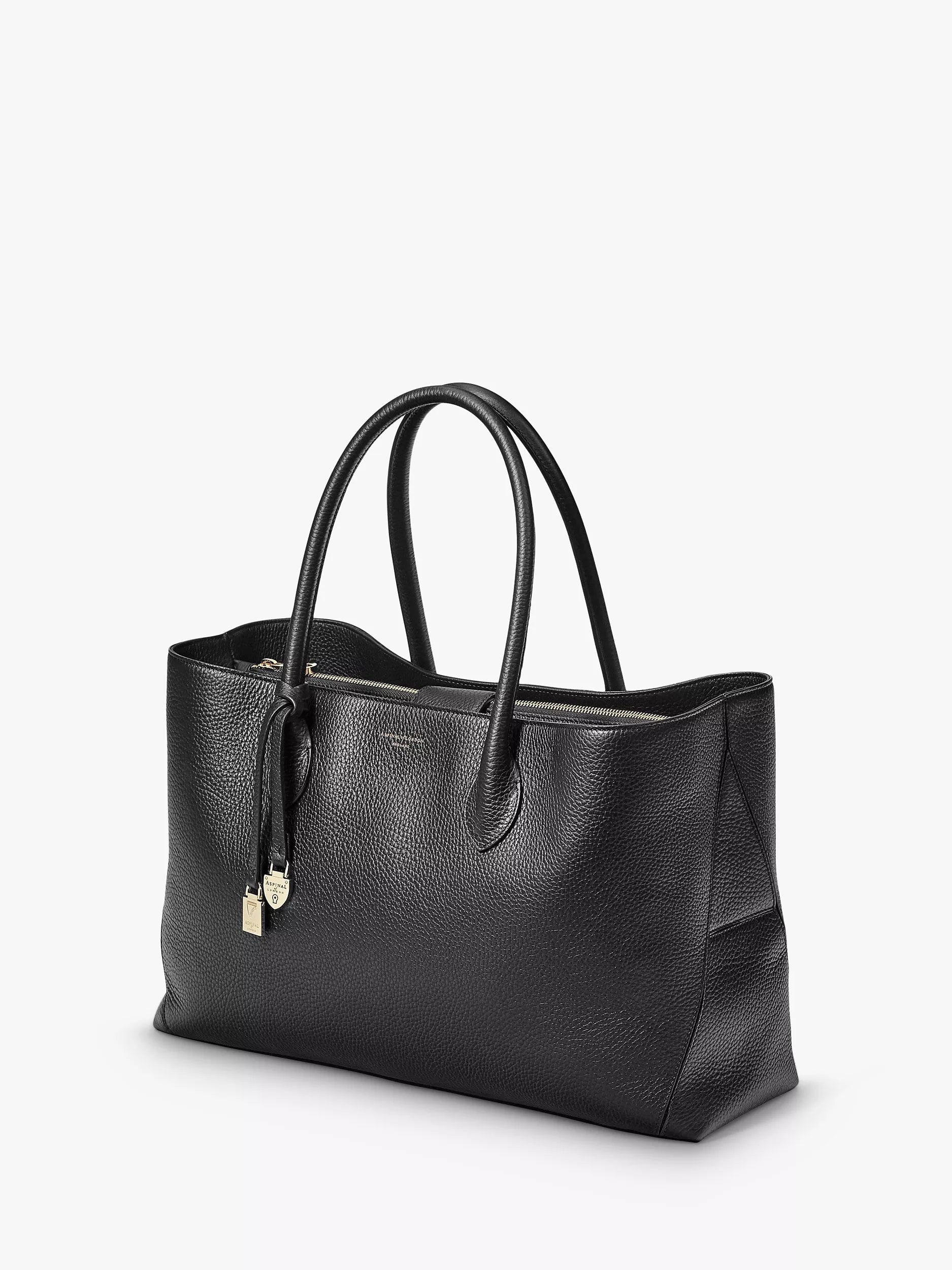 Aspinal of London Large London Pebble Leather Tote (British brand)
