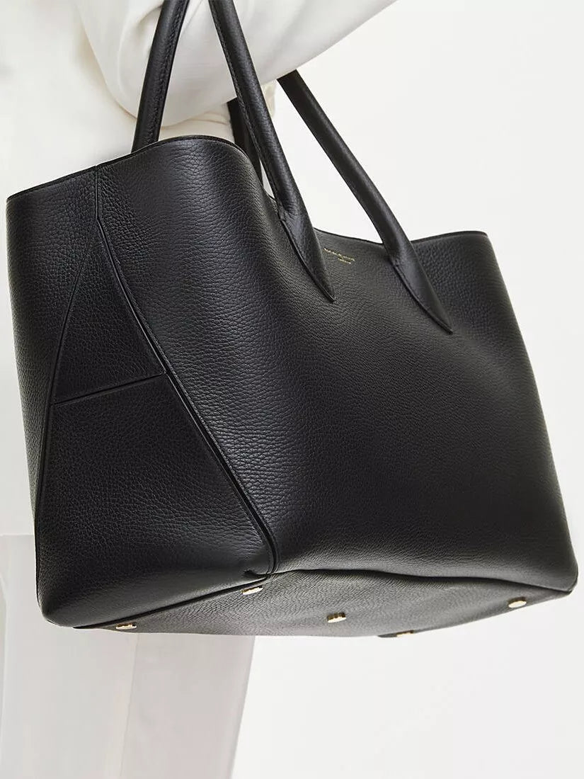 Aspinal of London Large London Pebble Leather Tote (British brand)