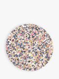Set of four round cork coasters with recycled plastics by LIGA, UK version