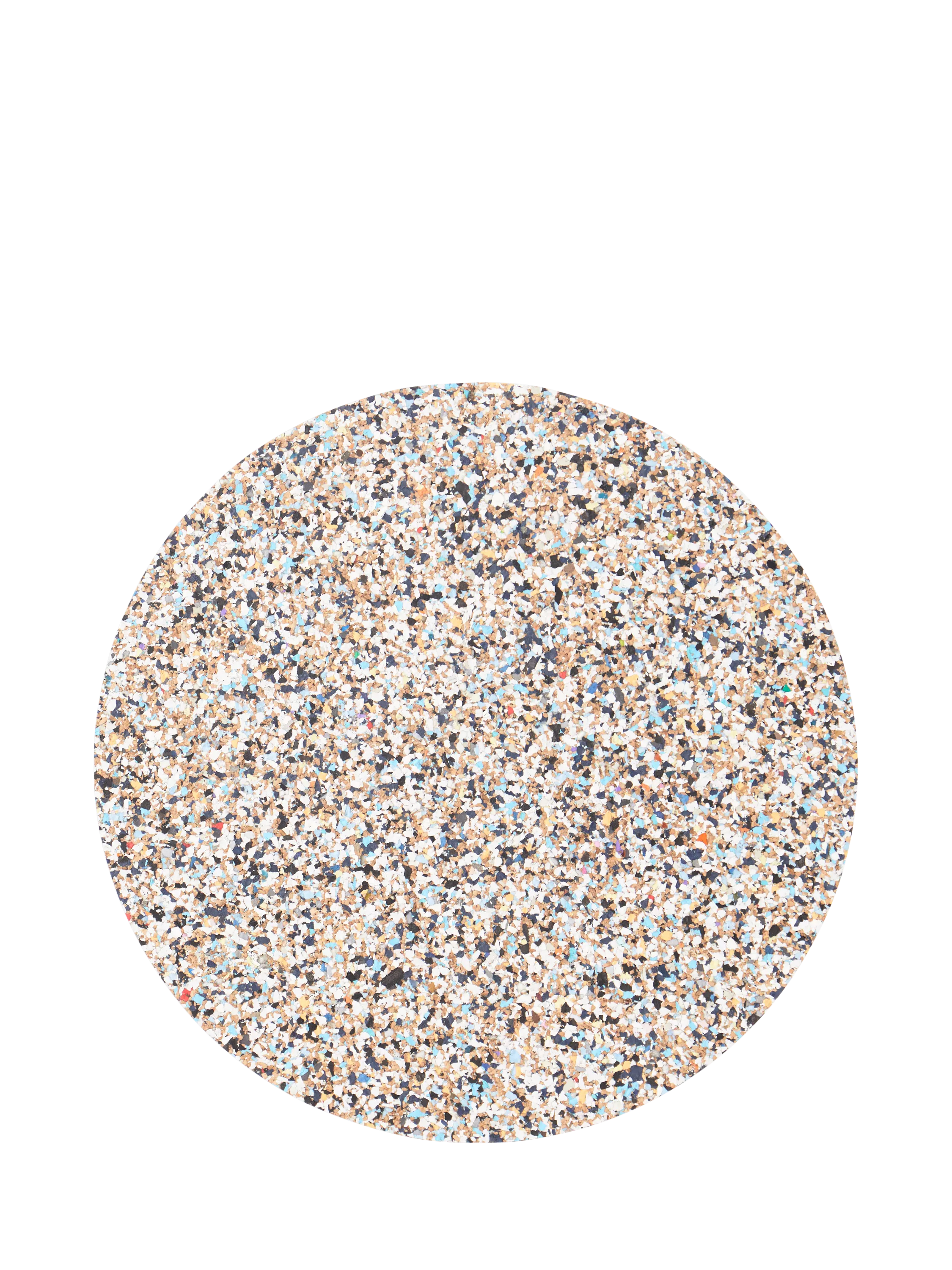 LIGA Beach Clean cork round placemats Multi set of 4, UK version