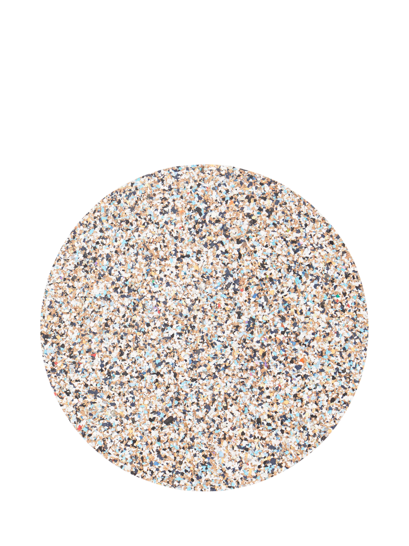 LIGA Beach Clean cork round placemats Multi set of 4, UK version