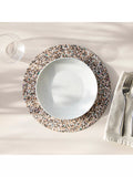 LIGA Beach Clean cork round placemats Multi set of 4, UK version