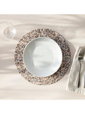 LIGA Beach Clean cork round placemats Multi set of 4, UK version