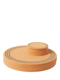 LIGA cork coasters set of 6 natural - British product
