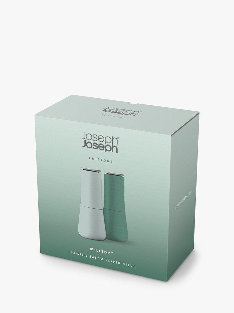 Joseph Joseph salt and pepper mills set of 2 sage, UK version
