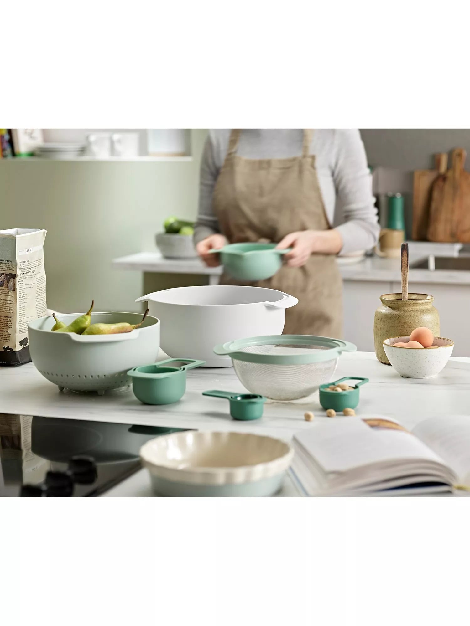 Joseph Joseph mixing bowls set Sage 9-piece - British product