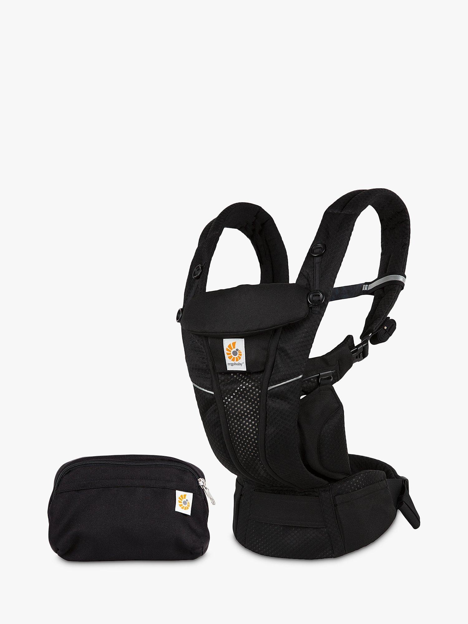 Breathable Mesh Baby Carrier for 0-48 Months with Lumbar Support - Onyx