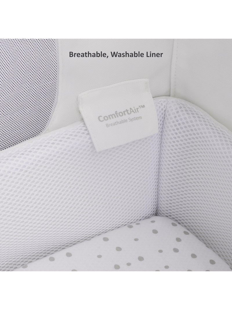 Snüz SnüzPod 4 Bedside Crib With 40x75cm Mattress (British brand)