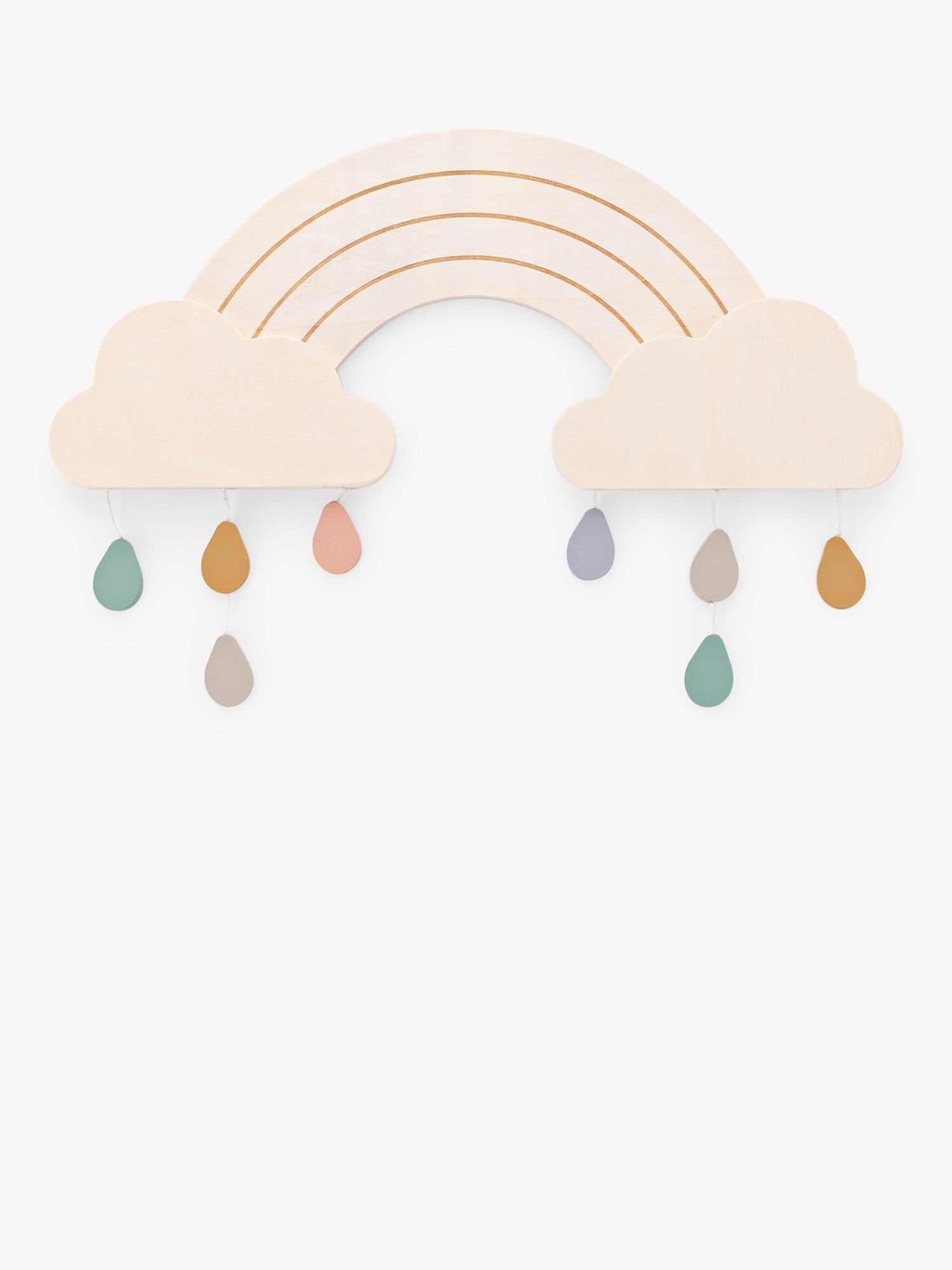 John Lewis Rainbow Drops wall hanging, imported from the UK