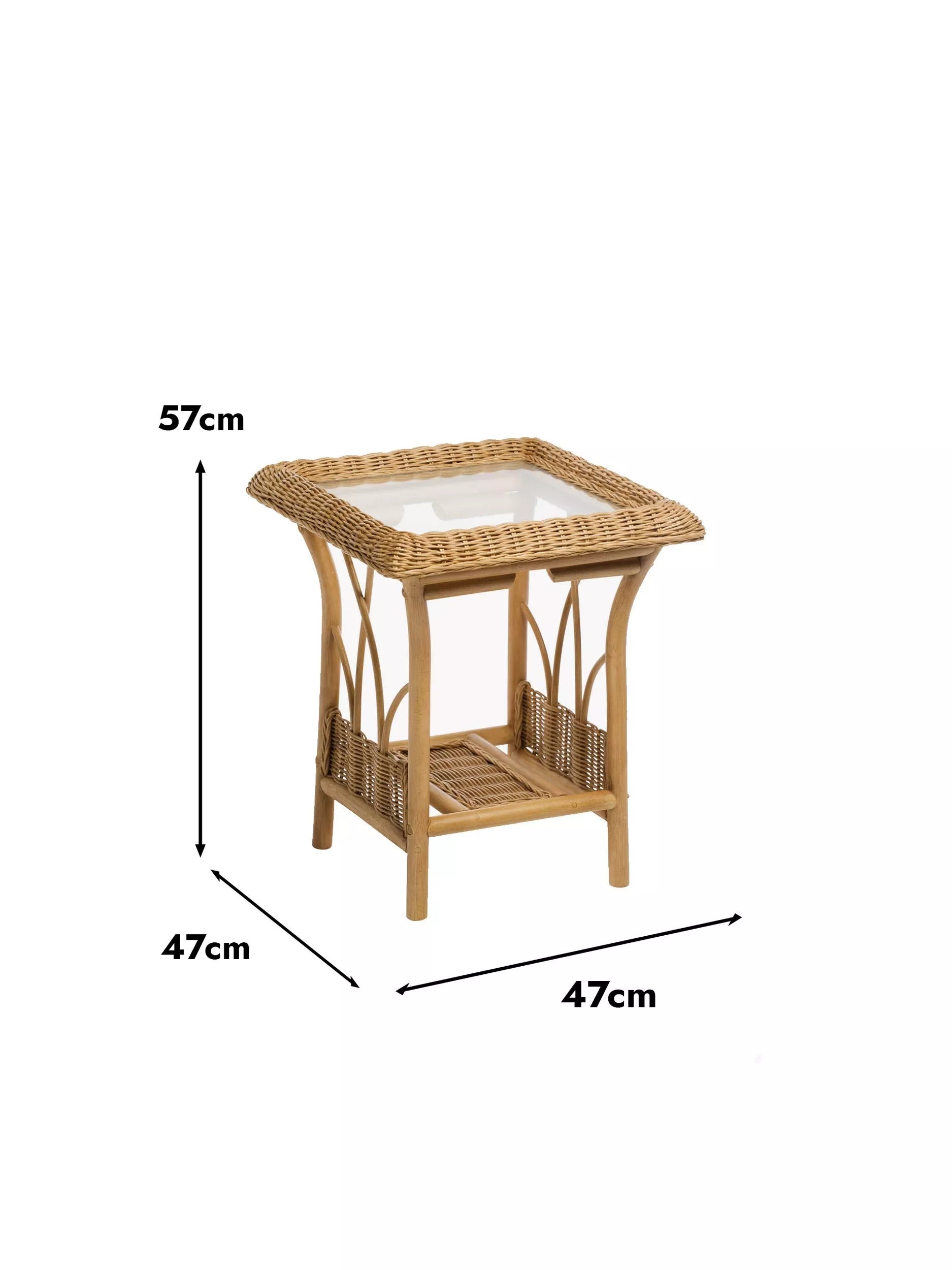 Desser Viola rattan side table - British product