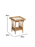 Desser Viola rattan side table - British product