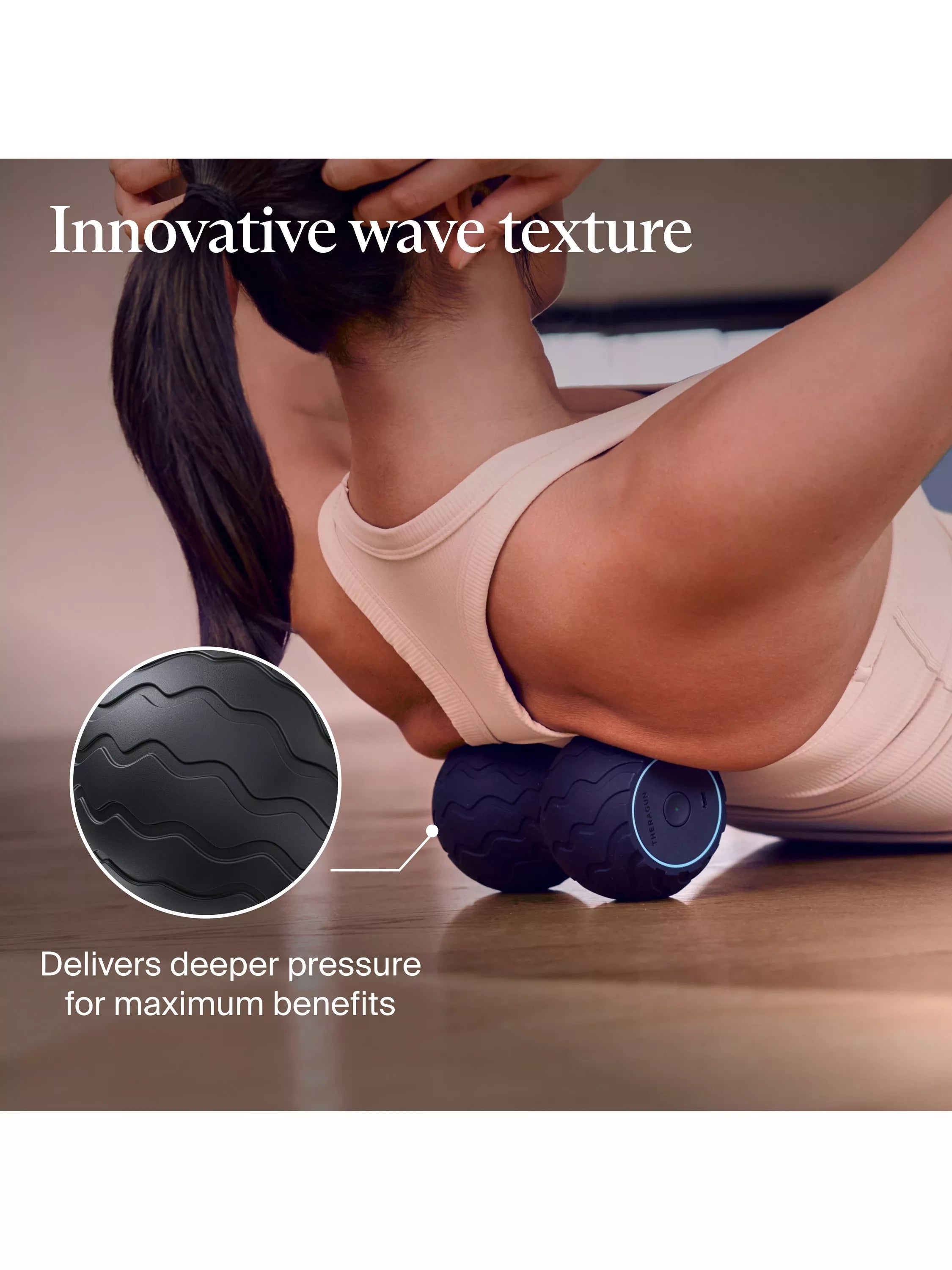 Therabody Wave Duo smart vibrating roller - British product