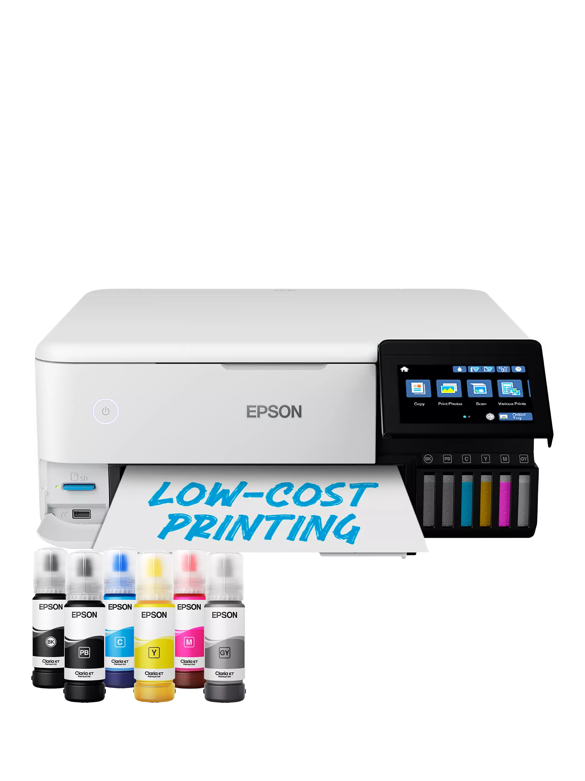 Epson EcoTank ET-8500 printer A4 white, imported from the UK
