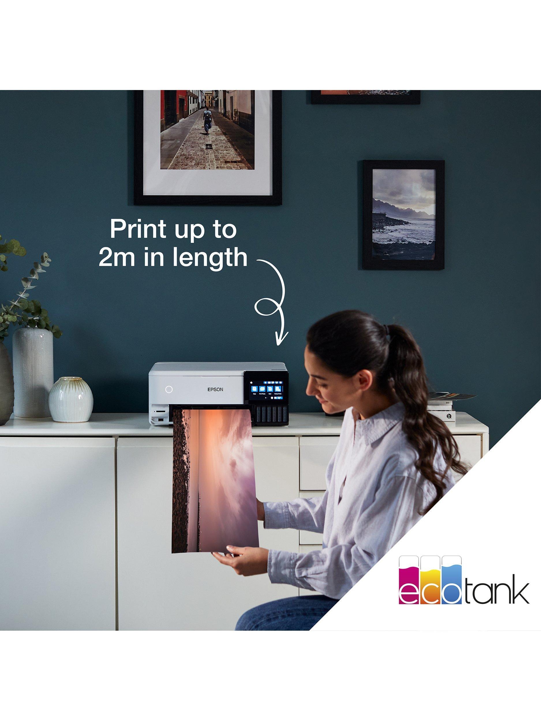 Epson EcoTank ET-8500 printer A4 white, imported from the UK
