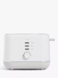 John Lewis 2 Slice Toaster, White