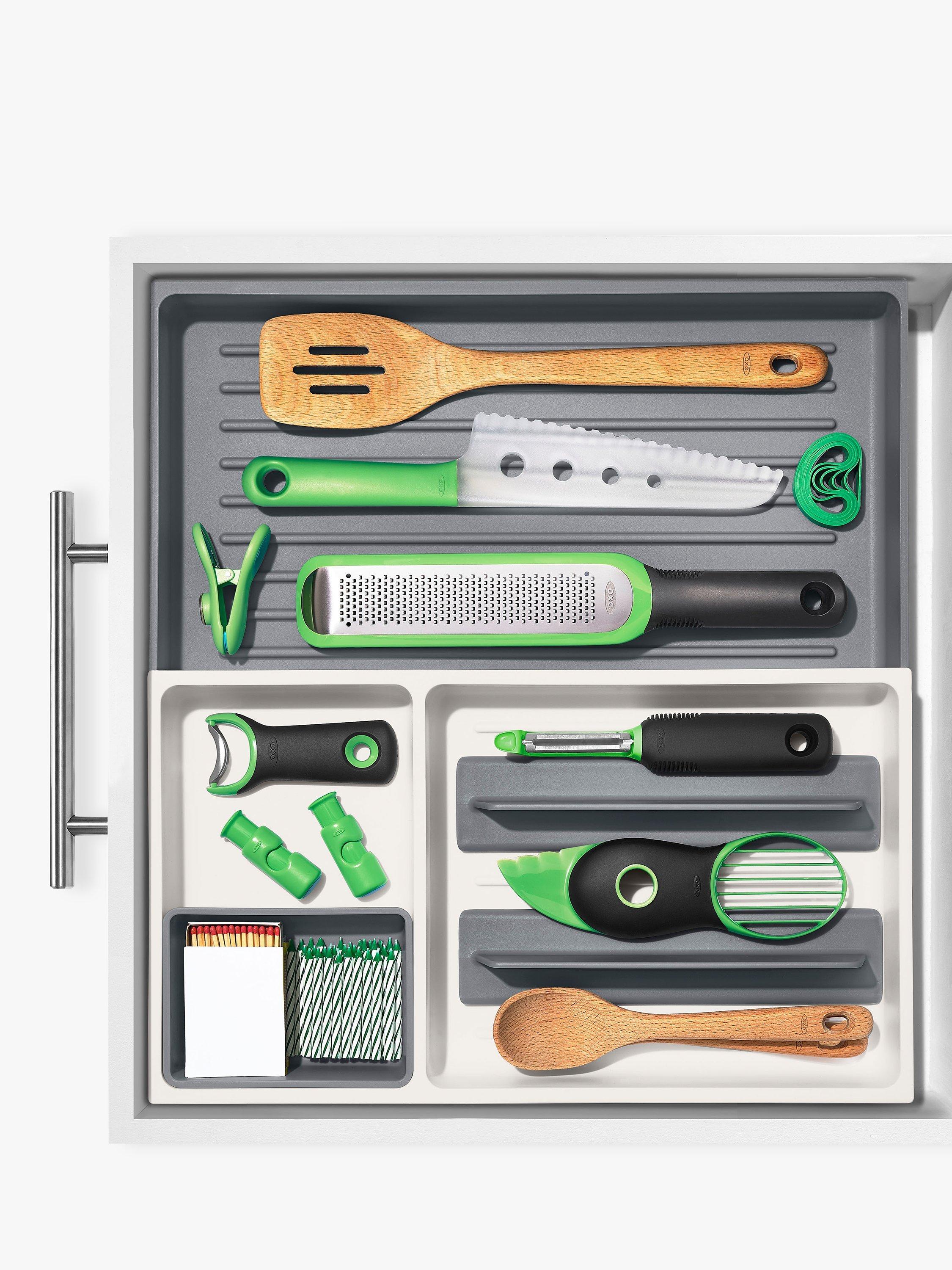 OXO Good Grips grey drawer organizer - British product