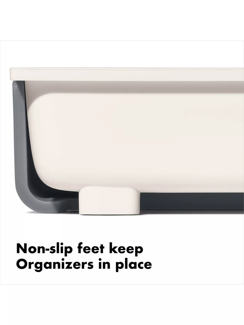 OXO Good Grips grey drawer organizer - British product