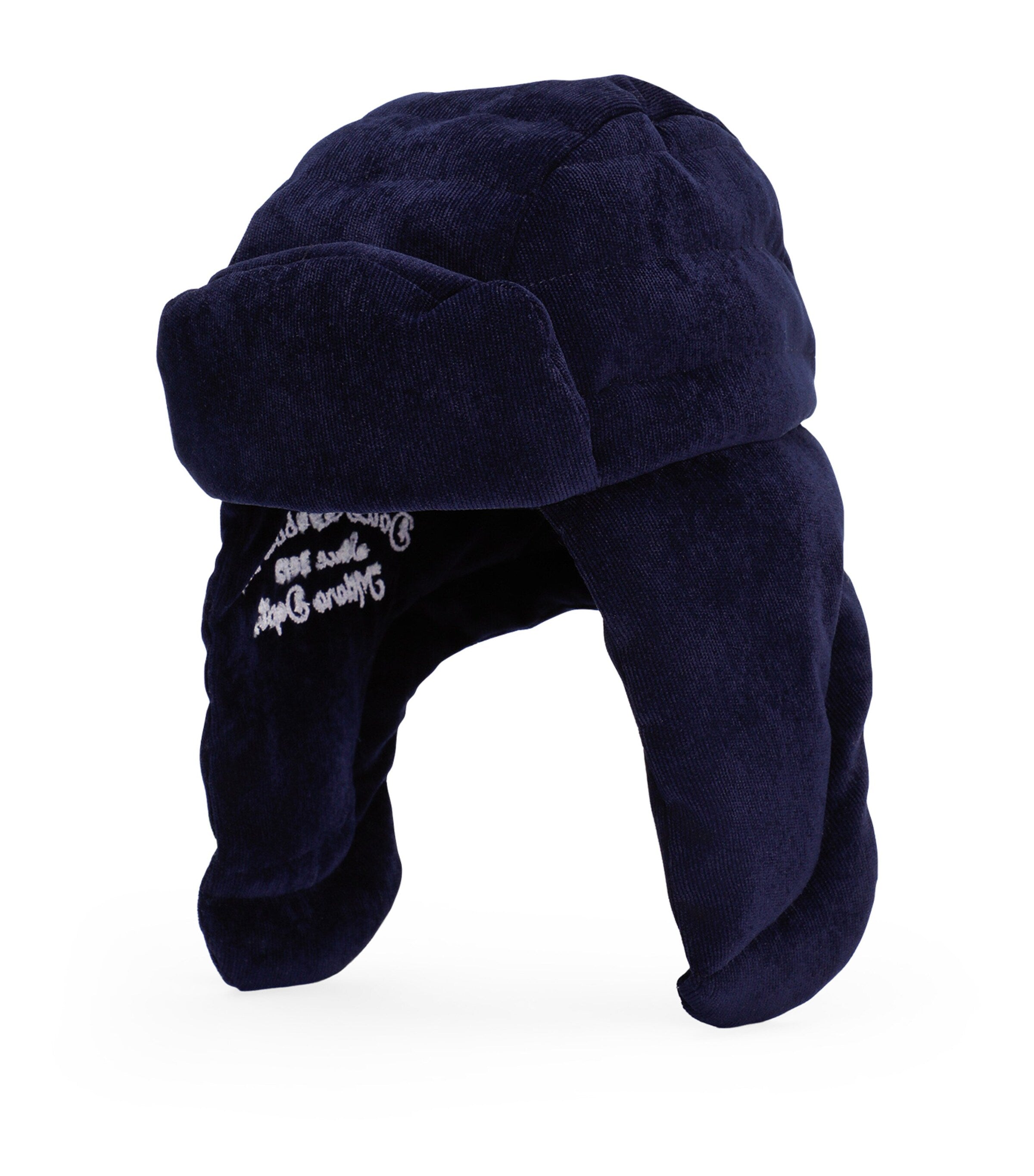 Dolce&Gabbana kids velvet embroidered ear-warmer hat - British product