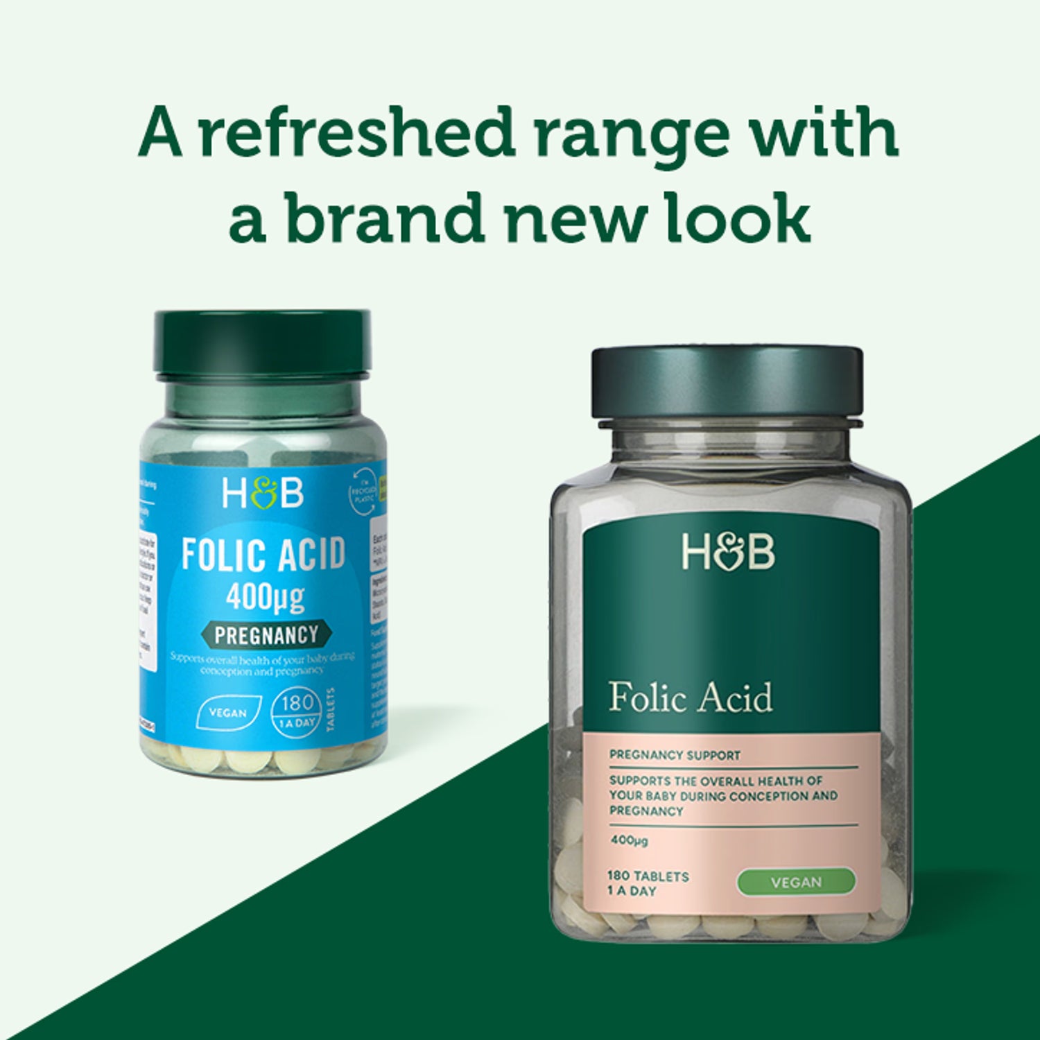 Holland & Barrett folic acid tablets 180ct, UK version