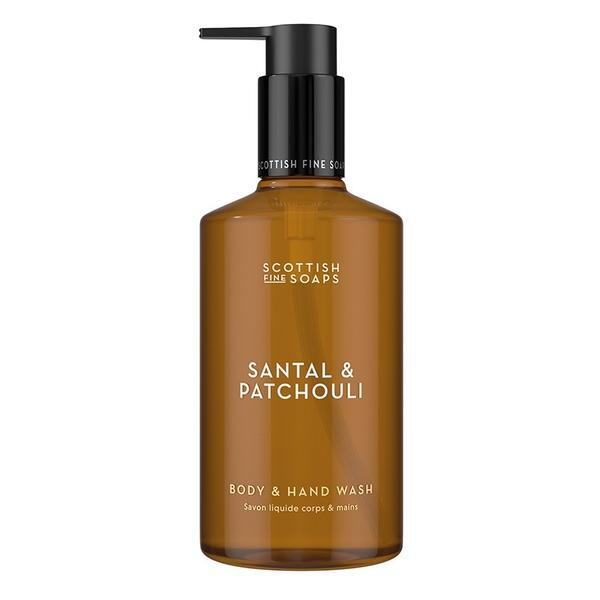Scottish Fine Soaps Santal Patchouli body wash 300ml, imported from the UK