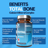 Northumbria Health Total Bone calcium complex 180 tablets - British product