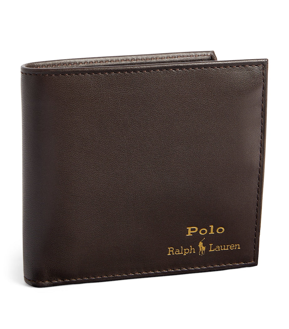 Polo Ralph Lauren leather bifold wallet - British product