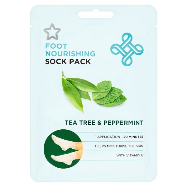 Superdrug Tea Tree & Peppermint Nourishing Foot Mask