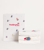 Harrods embroidered Paddington baby bibs set of 3, imported from the UK