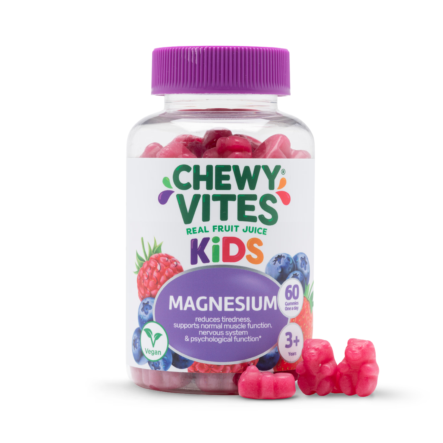 Chewy Vites magnesium gummies 60 count (British brand)