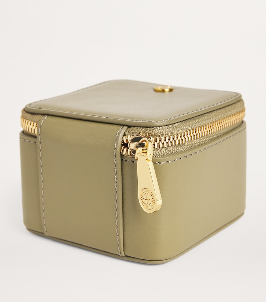 Harrods small smooth leather trinket box, UK version