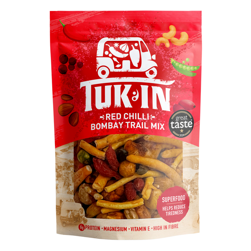 Tuk In Foods Bombay Trail Mix Red Chilli 40g (British brand)