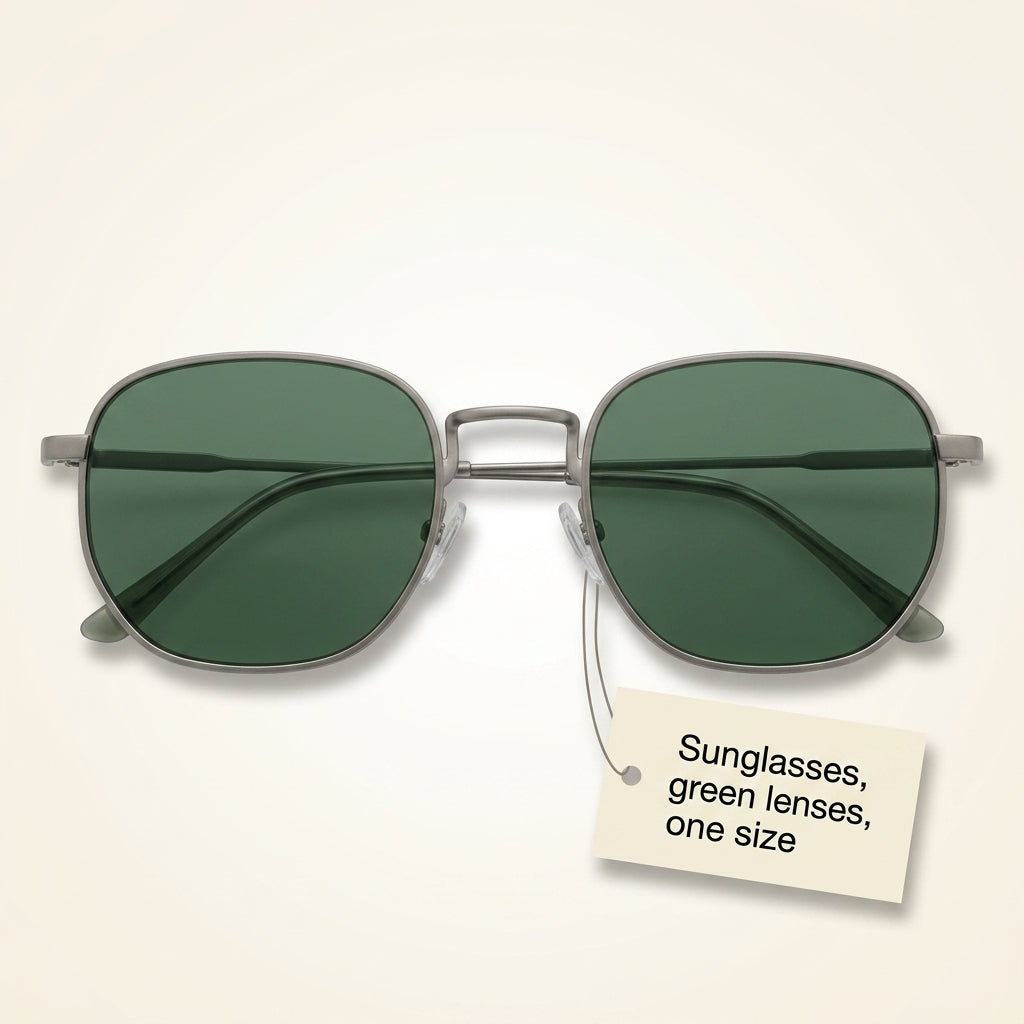 Gucci GG2095S silver green sunglasses, UK version