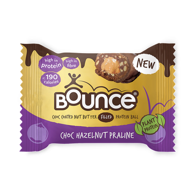 Holland & Barrett Bounce Chocolate Hazelnut Praline Plant Protein Ball 40g- Buy online at McGrocer