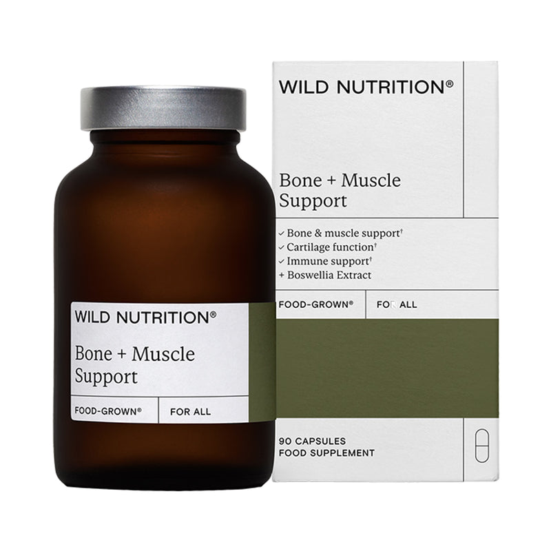 Wild Nutrition supplement Bone and Muscle Support 90 capsules - British product