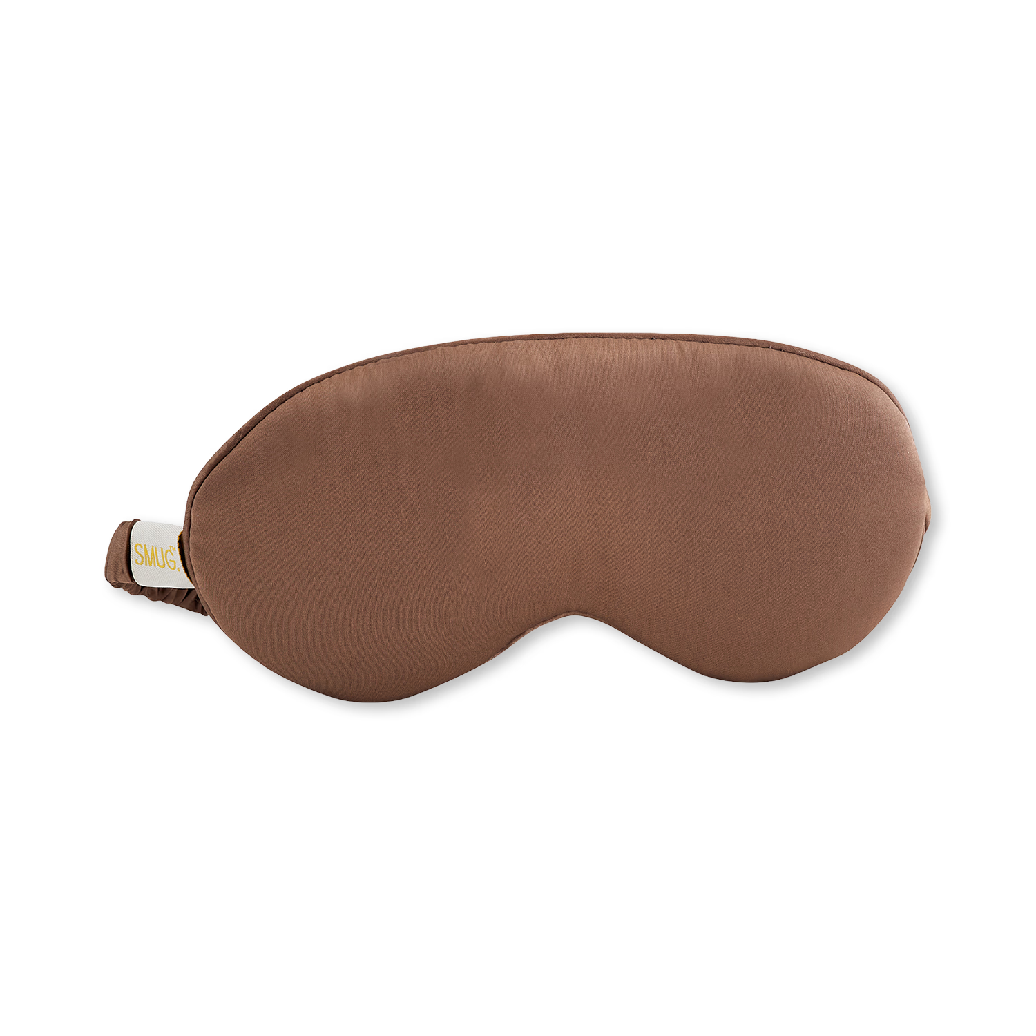 Smug Cloud padded satin sleep mask Mocha, UK version