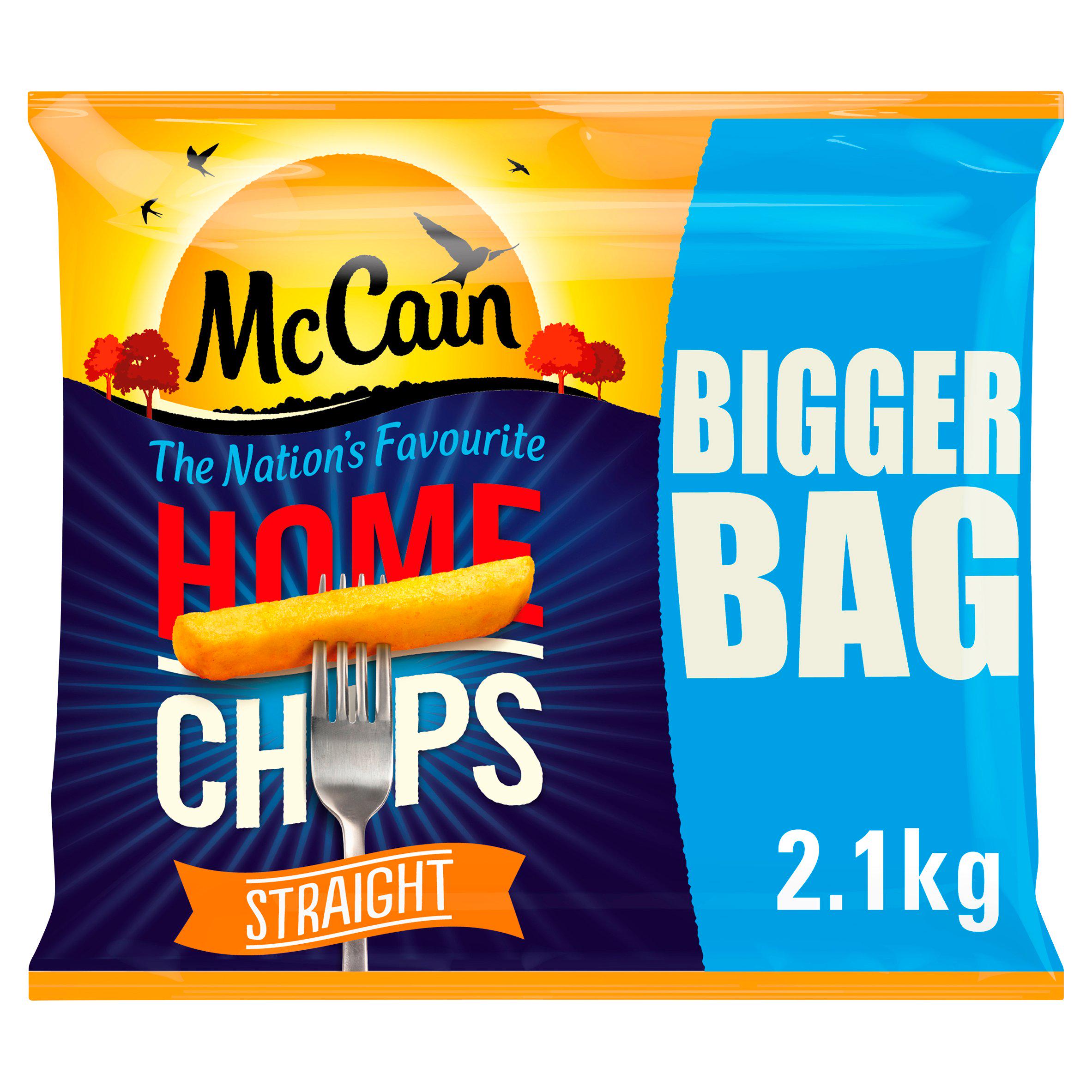 McCain Home Chips Straight 2.1kg GOODS Sainsburys   