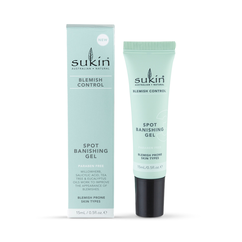 Sukin Spot Treatment Banishing Gel 15ml (British brand)