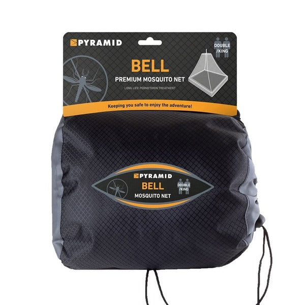 Pyramid Bell hanging mosquito net for double/king beds (British brand)