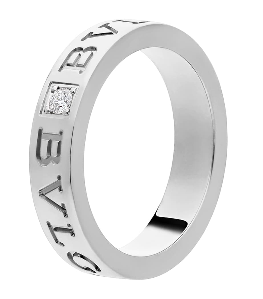 Bvlgari B.zero1 white gold diamond ring (British brand)