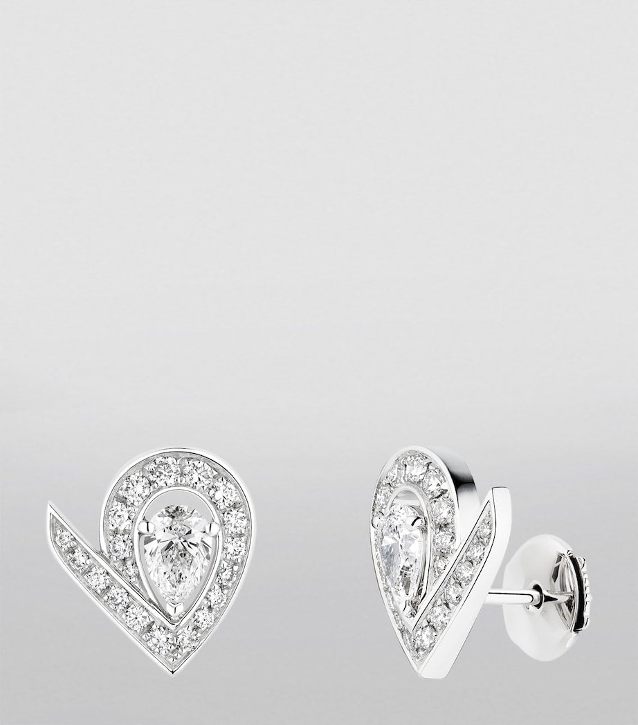 Chaumet Joséphine Aigrette diamond stud earrings, UK version